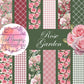 Digital Kit A4 Papers Rose Garden - 12 designs