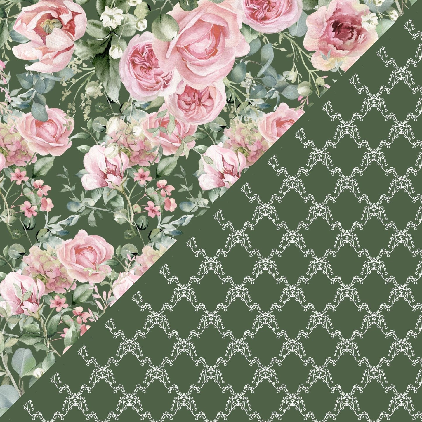 Digital Kit A4 Papers Rose Garden - 12 designs