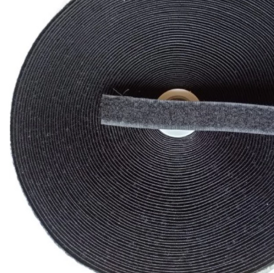 Self Adhesive Hook Black x 25m ( 20mm )