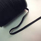 12 Cord Flat Elastic 150m Black