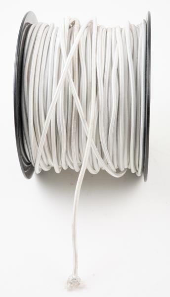 4mm Shock Cord Elastic 100m White