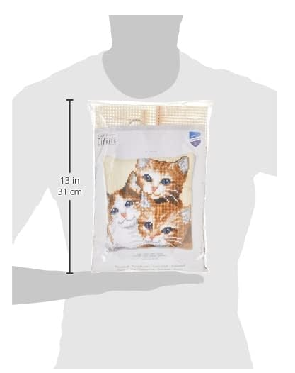 Vervaco - Cross Stitch Cushion Front Kit - Kitten