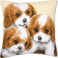 Vervaco Cross Stitch Cushion Puppies