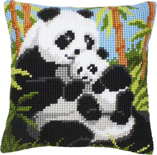 Vervaco - Cross Stitch Cushion Front Kit - Panda