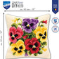 Vervaco - Cross Stitch Cushion Front Kit - Pansy