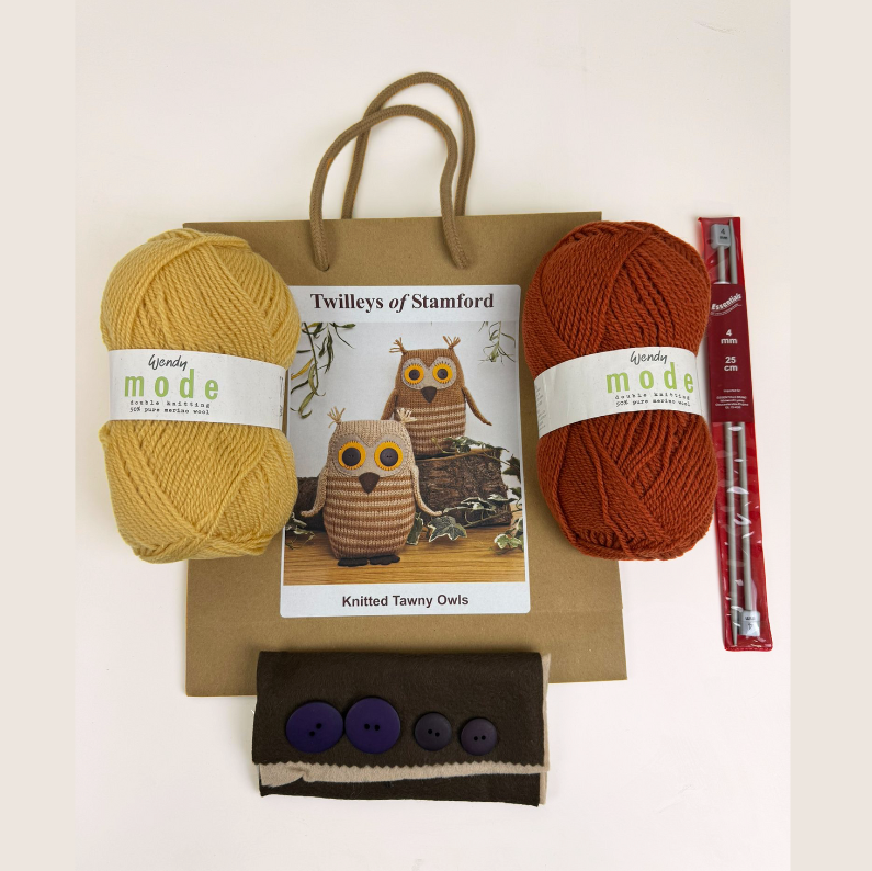 Twilleys - Knitting Kit - Tawny Owls - Complete Kit