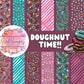 Digital Kit A4 Papers Doughnut Time - 12 designs