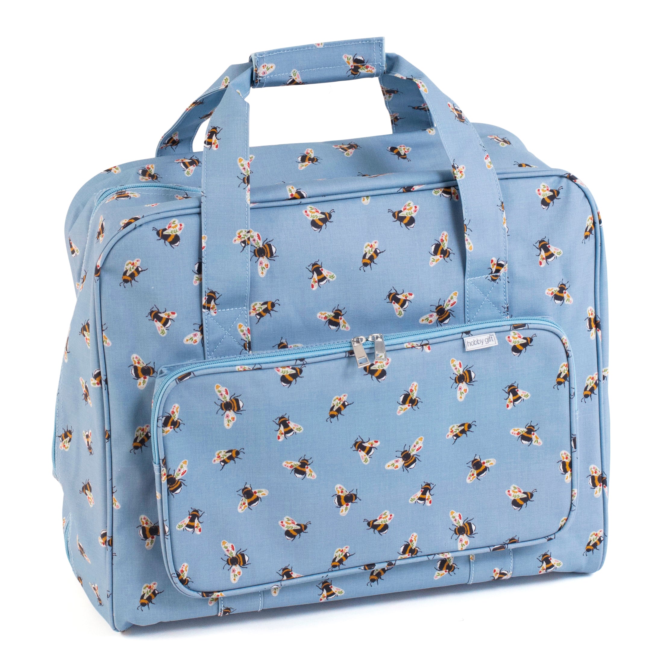 Hobby Gift Sewing Machine Bag Matt PVC Blue Bee – DRKCrafts