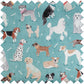 Hobby Gift Craft Bag Matt PVC Dogs