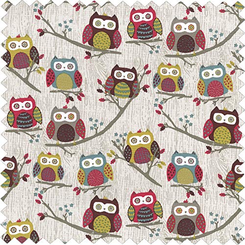 Hobby Gift Sewing Box Square with Drawer Hoot Owls Design