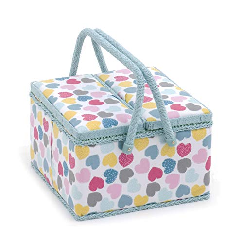 Hobby Gift Sewing Box Twin Lid Love