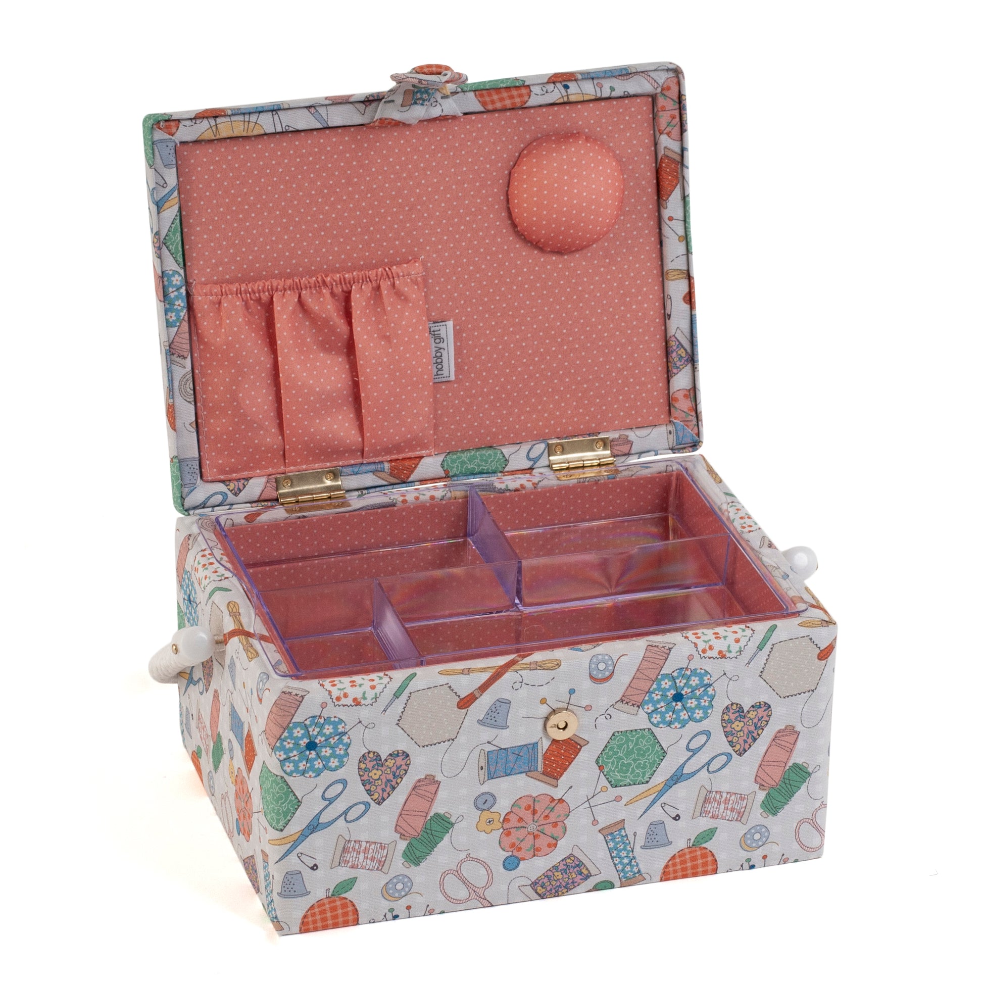 Hobby Gift Sewing Box Medium Happydashery Design DRKCrafts