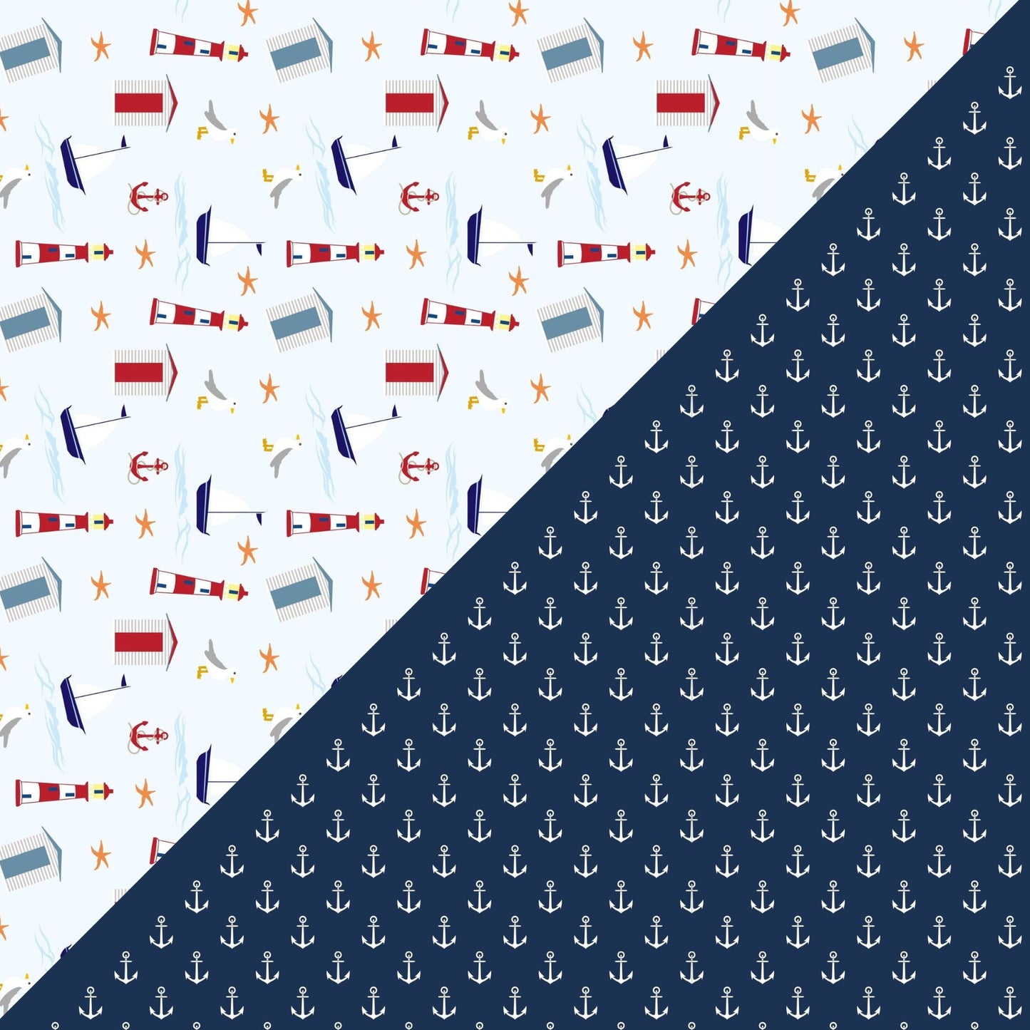 Digital Kit A4 Papers Nautical Nostalgia - 12 designs
