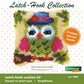 Orchidea - Latch Hook Cushion Front Kit - Small - Green Owl