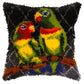 Orchidea - Latch Hook Cushion Front Kit - Parrots - ORC.4064