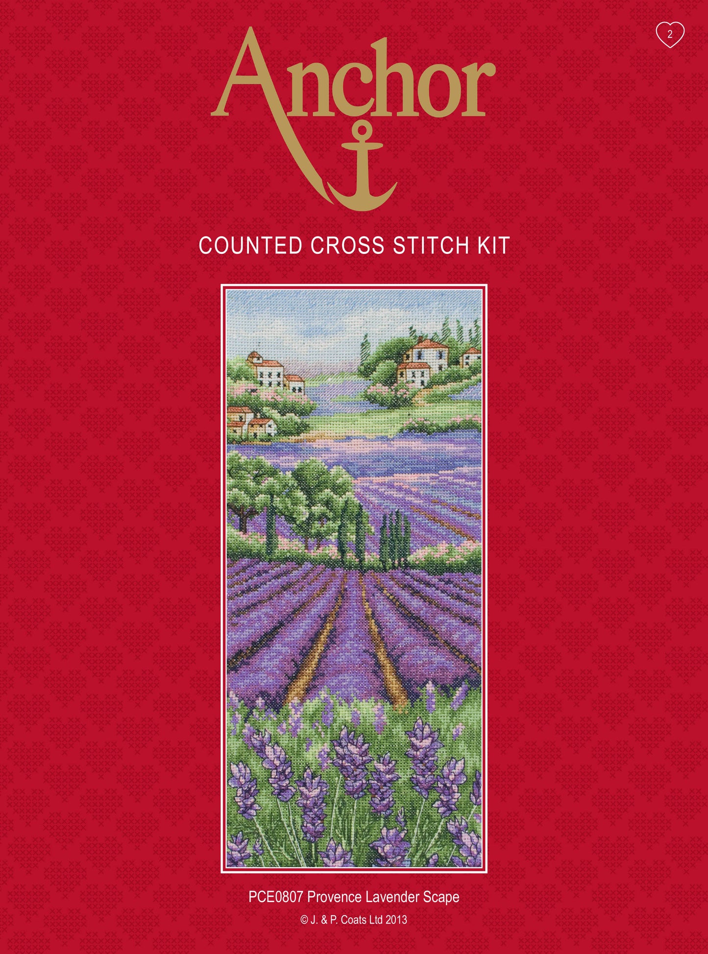 Anchor Counted Cross Stitch Kit Provence Lavender Scape