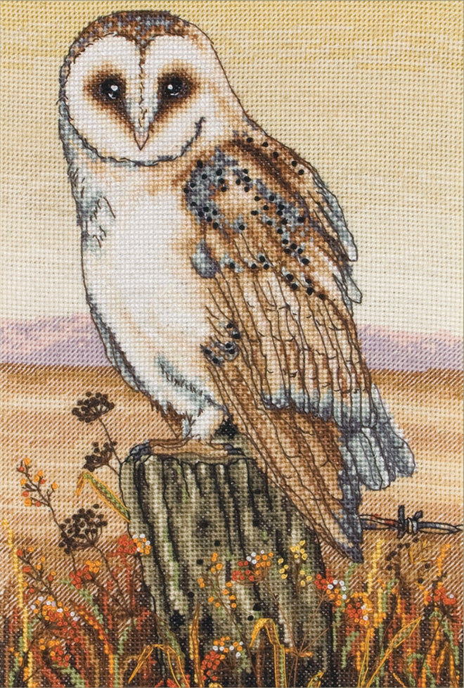 Anchor Counted Cross Stitch Kit Owl Horizon