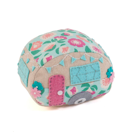 Hobby Gift Pin Cushion Applique Caravan