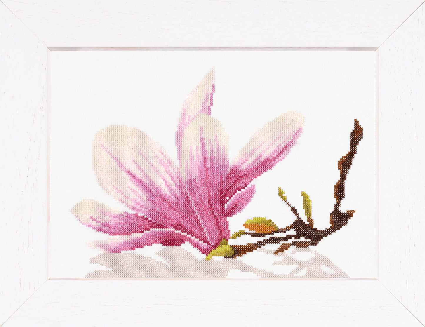 Lanarte - Counted Cross Stitch Kit - Magnolia Twig with Flow