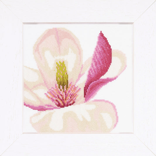 Lanarte - Counted Cross Stitch Kit - Magnolia Flower - PN-00