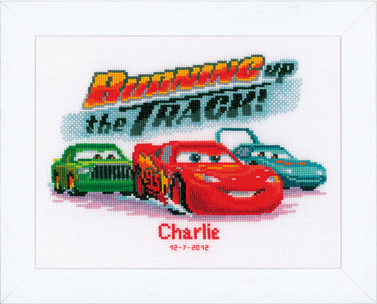 Vervaco - Counted Cross Stitch Kit - Lightning McQueen