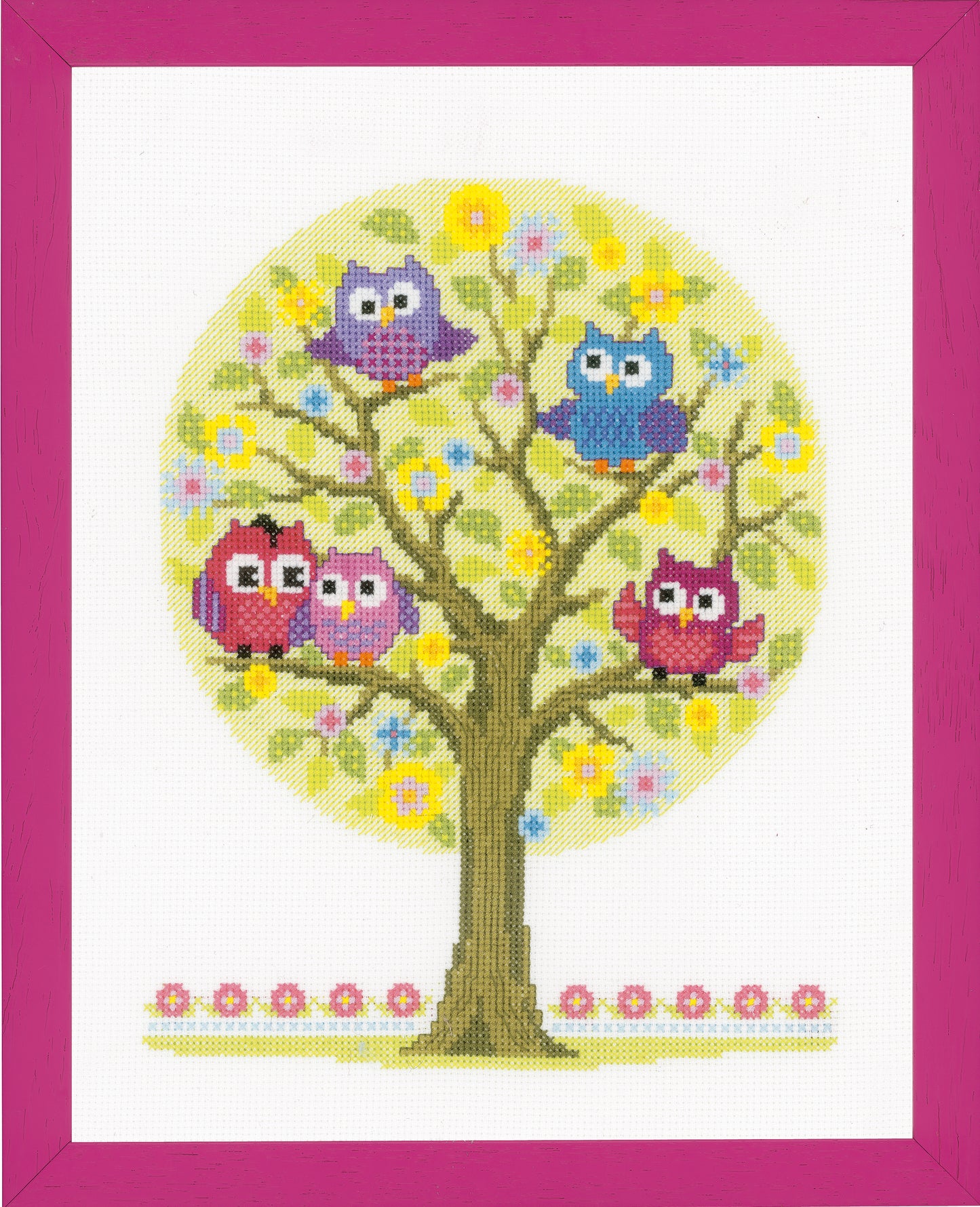 Vervaco The Owls Have It Counted Cross Stitch Kit- Multi-Col