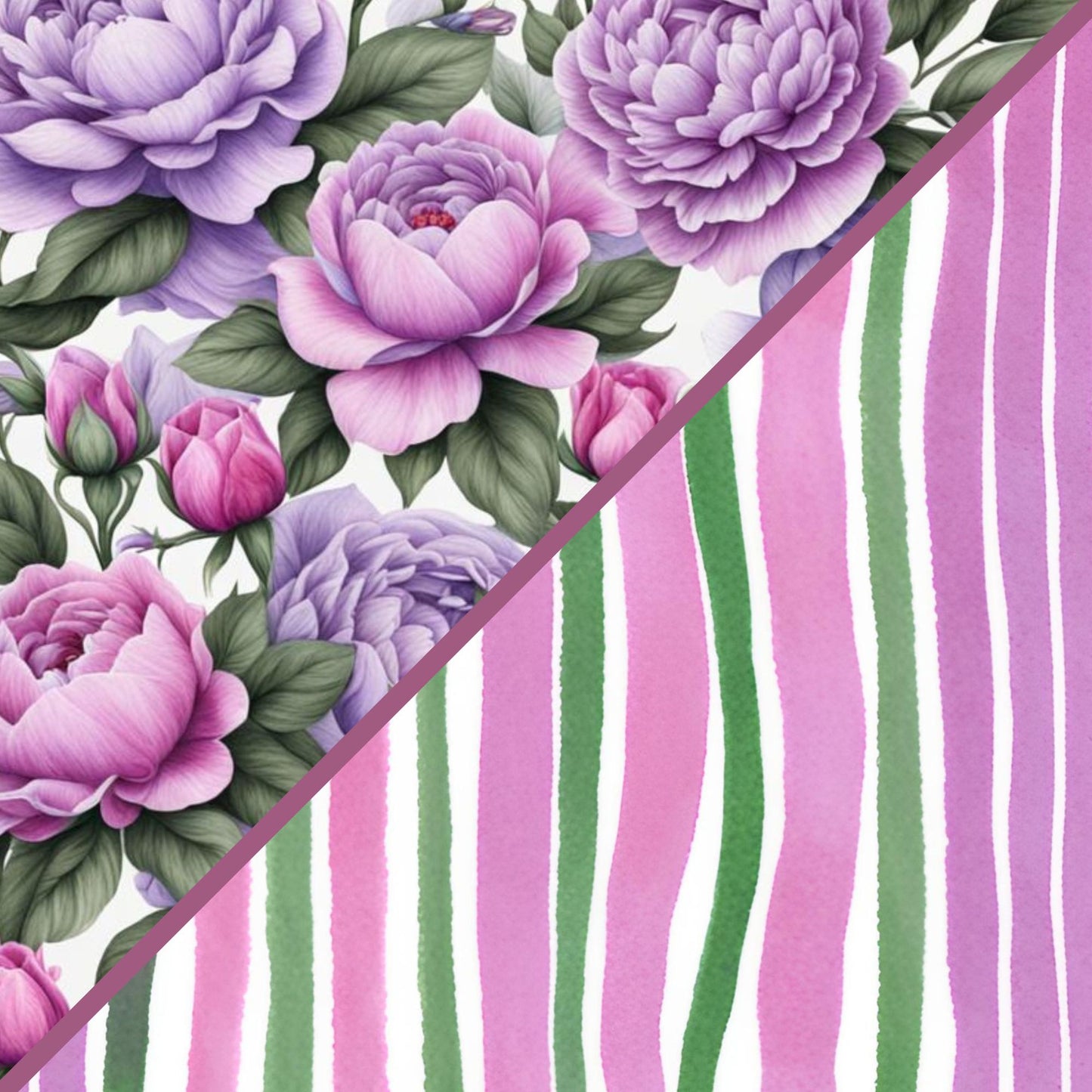 Digital Kit A4 Papers Peony Perfection - 12 designs