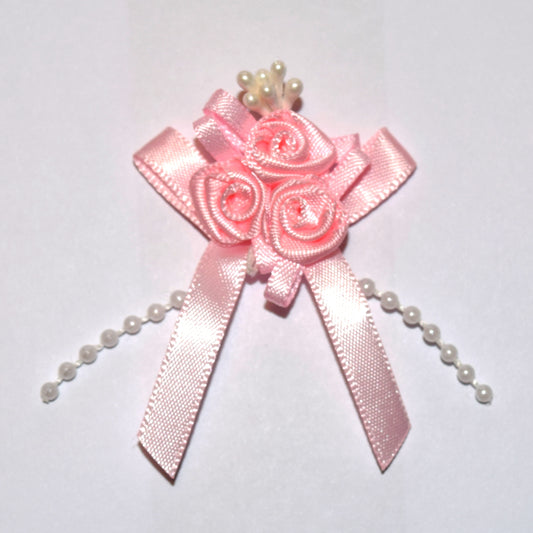 Ribbon Rose Cluster All Pink pack 20