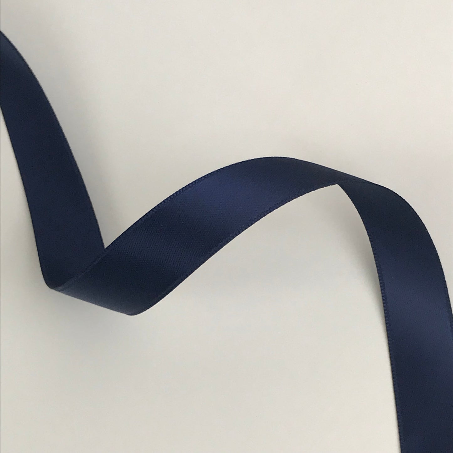 Double side Satin 15mm Ribbon 20 metre reel Navy