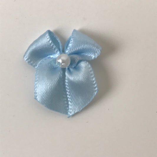 Pearl Bow Blue pack 100