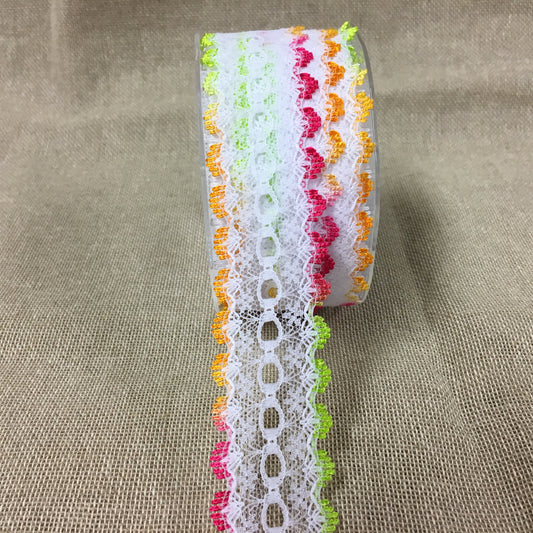 Knitting in Lace 30mm Fiesta Mix 15 metre reel
