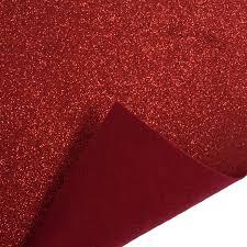 Trimits Glitter Felt 30x23cm Red x 10