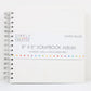 Simply Creative 8 x 8 Inch Scrapbook Album – Plain White