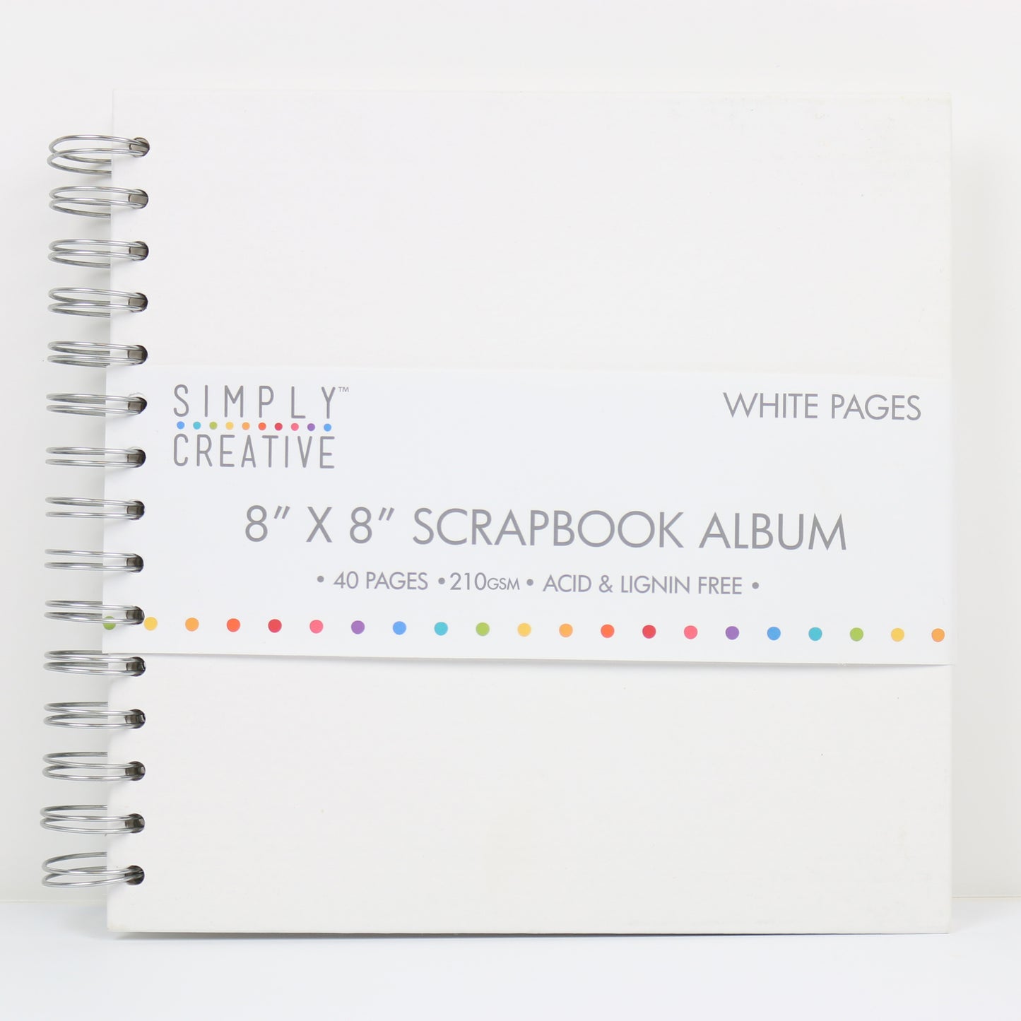 Simply Creative Album 8x8 - Plain White