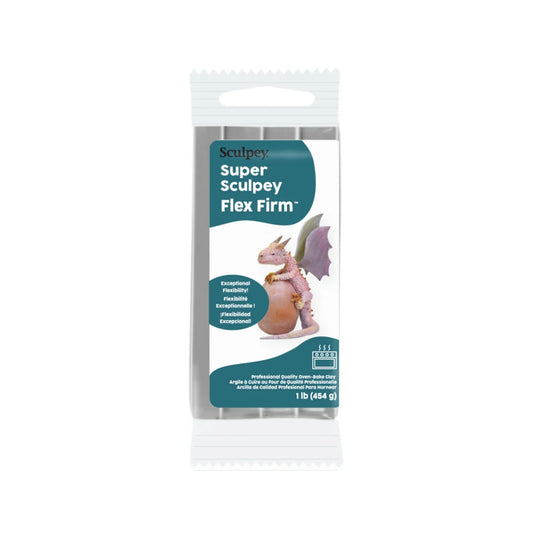 Super Sculpey Flex Firm - Grey 1 lb (454 g)