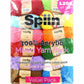 Spiin Premium Yarn - 12 x 50g Skeins Pack - Super Soft - Includes 2 crochet hooks, Multicolour