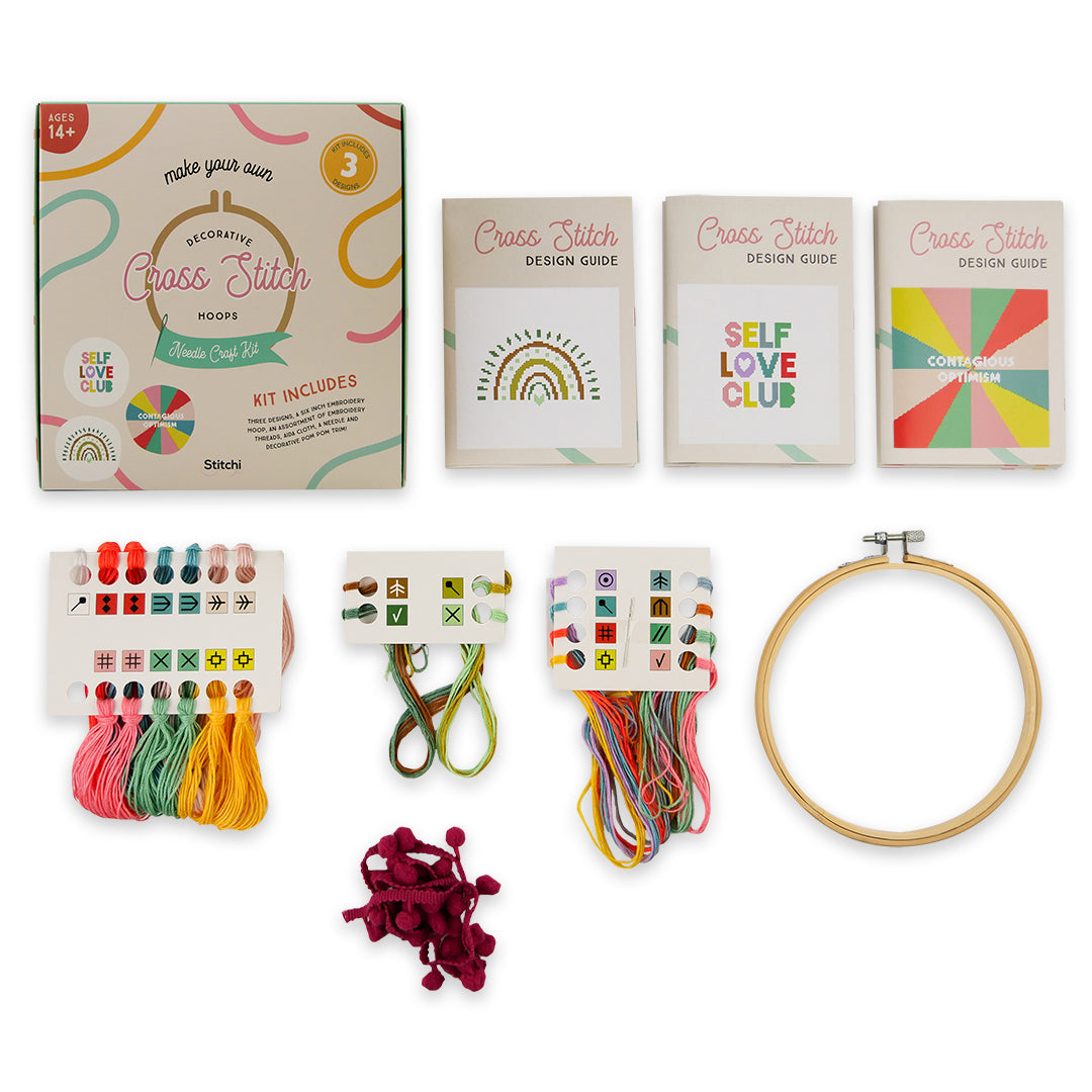 Stitchi Stitchi Cross Stitch Kit positive vibes