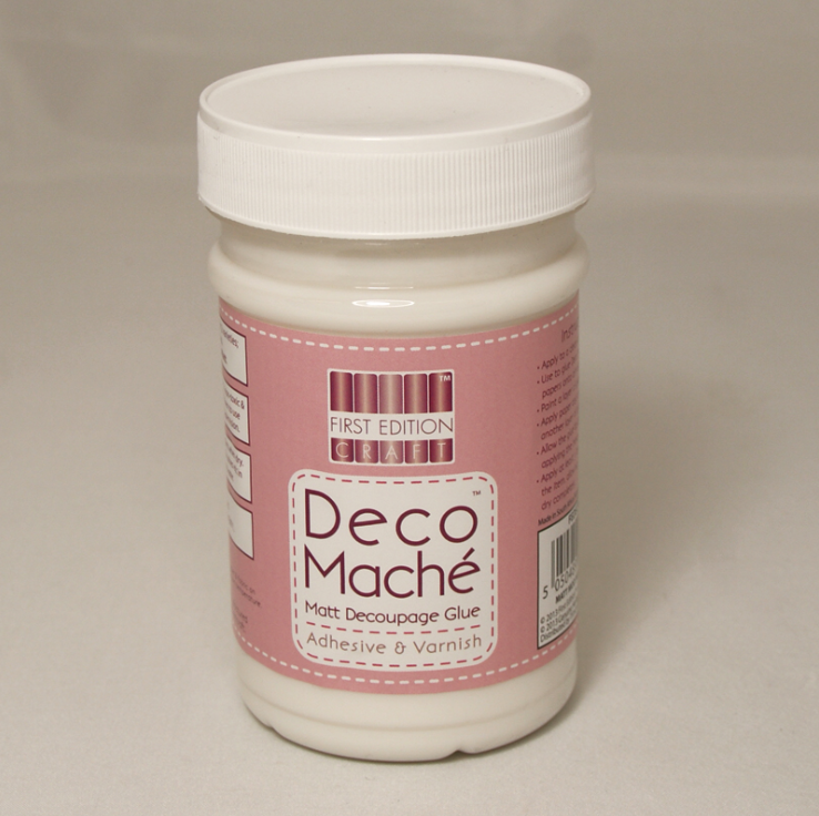 First Edition Deco Mache Adhesive & Build-up Sealer 250ml Matt