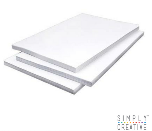 SIMPLY CREATIVE A4 SUBLIMATION PAPER 100 SHEETS PACK 110GSM