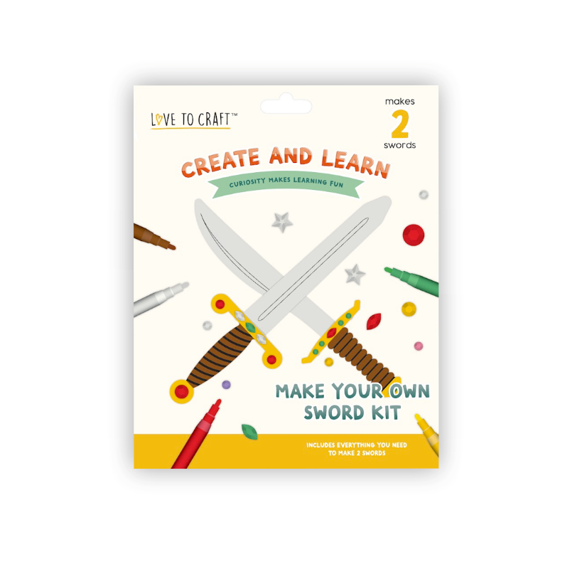 Love to Craft Kids Make Your Own Sword Kit