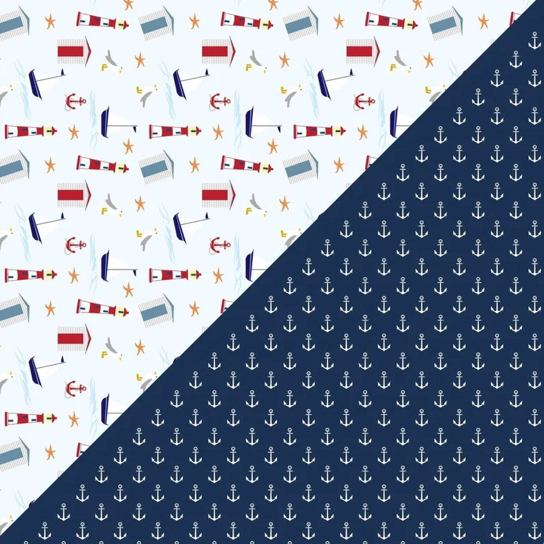 Digital Kit A4 Papers Nautical Nostalgia - 12 designs