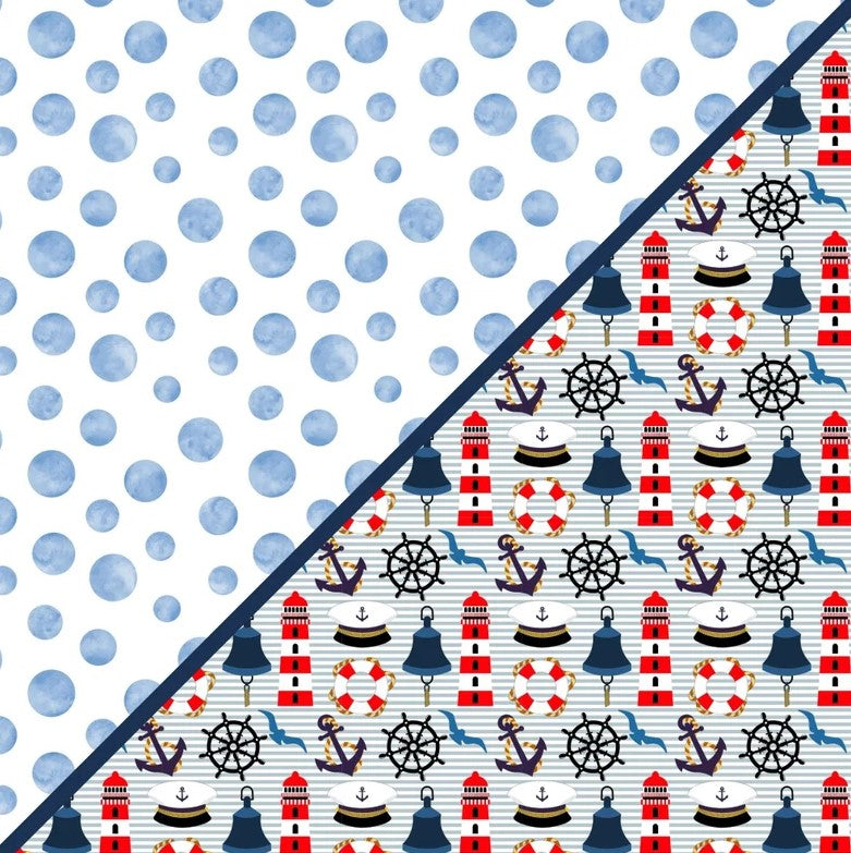 Digital Kit A4 Papers Nautical Nostalgia - 12 designs