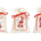 Vervaco Counted Cross Stitch: Pot-Pouri Bag: Christmas Elves (Set of 3), COTTON, NA, 8 x 12cm