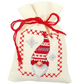 Vervaco Counted Cross Stitch: Pot-Pouri Bag: Christmas Elves (Set of 3), COTTON, NA, 8 x 12cm