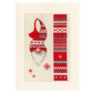 Vervaco Counted Cross Stitch Kit: Cards: Christmas Elf: Set of 3, COTTON, NA, 10.5 x 15cm