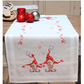 Vervaco Table Runner Kit Christmas Gnomes, Cotton, Multi-Color, 40 x 100 x 0,3 cm