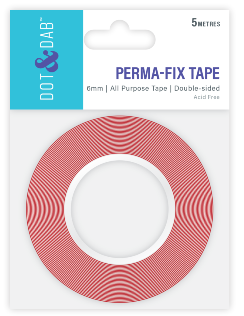 Dot & Dab Permafix Double Sided Tape 6mm