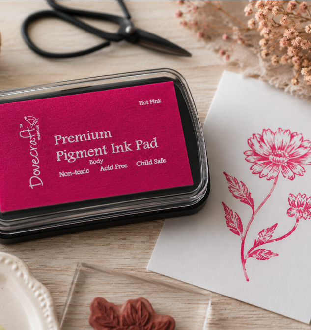 Dovecraft Pigment Ink Pad - Hot Pink