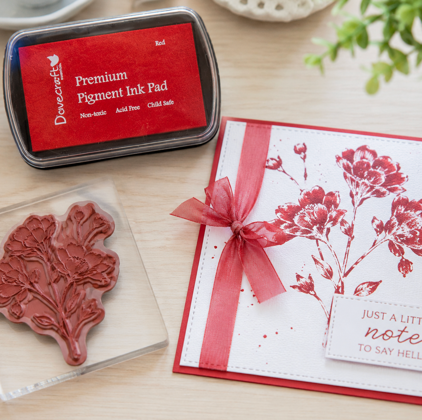 Dovecraft Pigment Ink Pad - Red