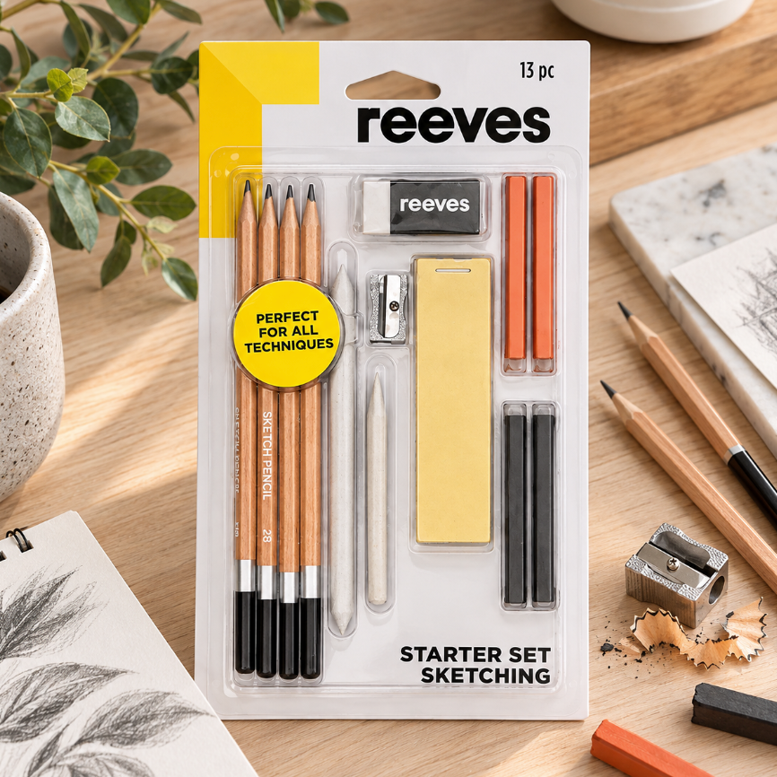 Reeves 13 Piece Sketch